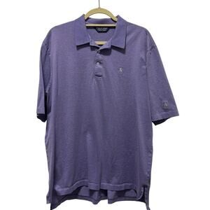 Polo Golf Ralph Lauren Polo Mens XL Purple Pima Cotton Stripe Logo